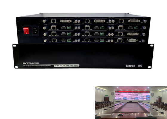 CAT5e/6/7 12 инфракрасн RS232 3D PoC Splitter наполнителя портов HDMI HDBaseT двойное