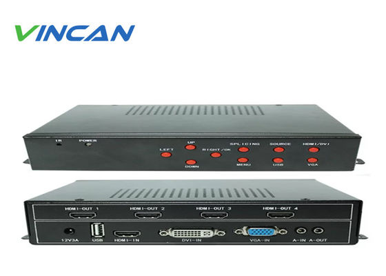 RS232 LAN IR Remote Control LCD Video Wall Controller с выходом HDMI DVI и режимами 2x2 2x3 3x2 4x1 4x2 3x3