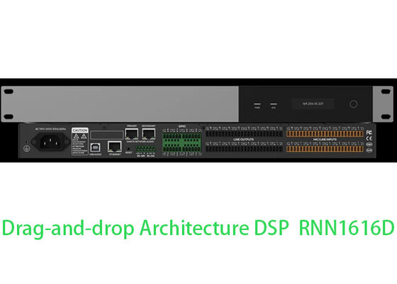 Dante DSP Матричный процессор Аудио DSP Процессор 16x16 DSP Микшер