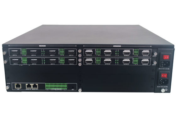 16x16 модульный HDMI видеопроцессор с 4K60 4:4:4 и многооконным отображением для систем управления видеостенами