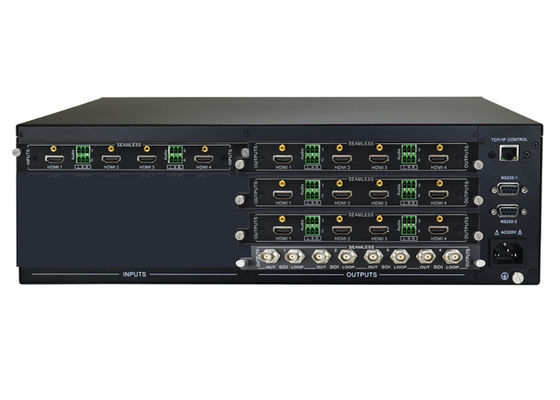Качество  Modular 4K UHD Video Matrix Switcher With 4 Hdmi Input SDI Output фабрика