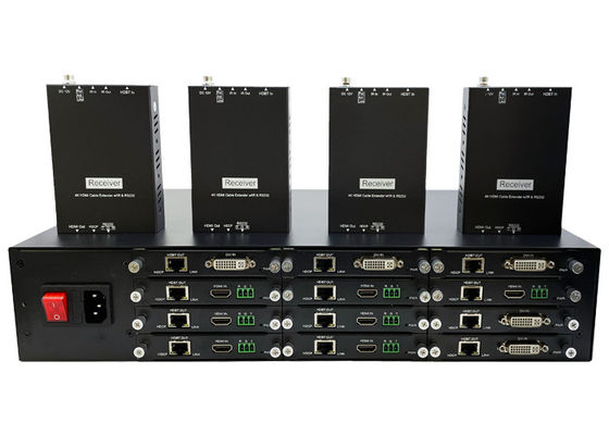 4k HDMI над наполнителем Cat5 с входными сигналами 12X Hdmi и выходами HDBaseT