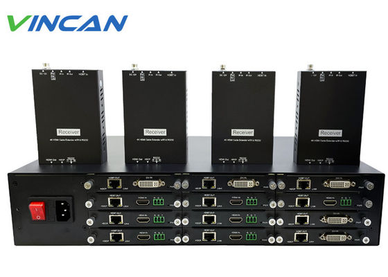 Наполнитель/Splitter + приемники UHD 1080p 1x12 HDMI HDBaseT 195ft