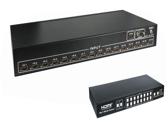 16 гаван телезритель 4K HDMI Multi с безшовной контрольной программой переключения и ПК
