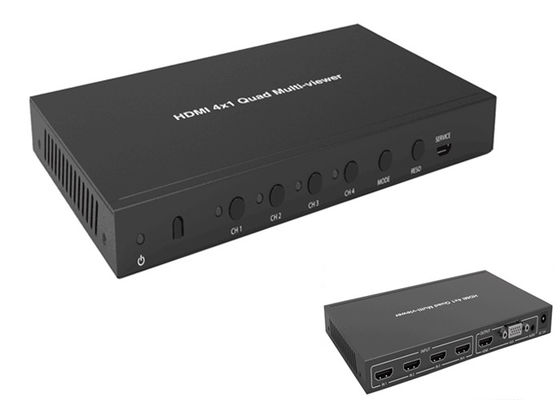 Полный квадрацикл Hdmi Multiviewer 1080P 3D 4k 60hz 4x1 с безшовной функцией Switcher