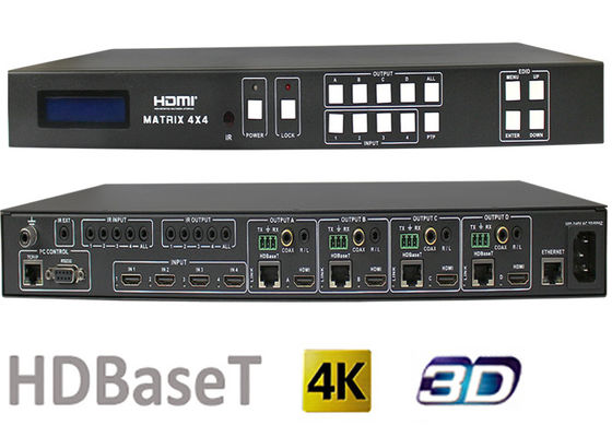 70 метров и 100 4x4 HDMI метров Switcher матрицы с портом выввода HDBaseT