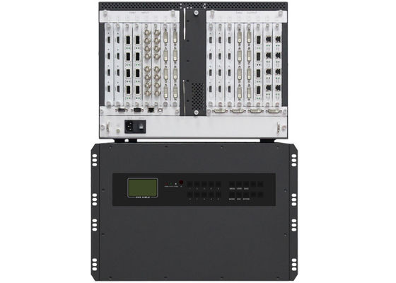 96 каналов Вход и выход Видеостенный контроллер 3x3 Rgb / Yuv444 / Yuv422 / Yuv420