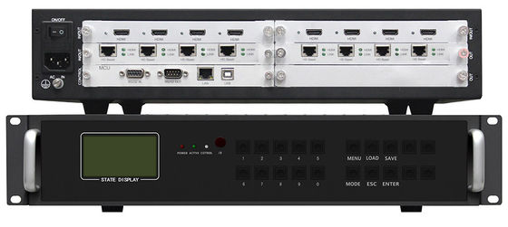 AC100-240v Силовое питание Многотелевизионный контроллер HDMI / VGA / Av / Ypbpr / USB