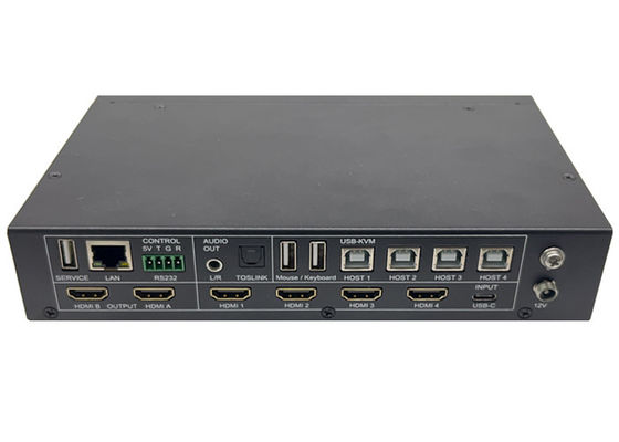 5x вход и 2x выход Бесшовный UHD видео коммутатор с мультивью и KVM управления