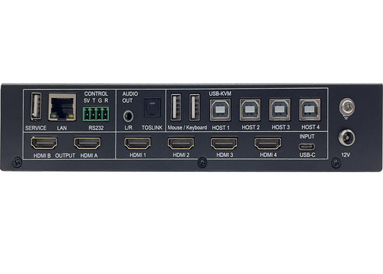 5x вход и 2x выход Бесшовный UHD видео коммутатор с мультивью и KVM управления