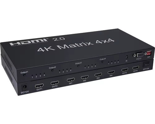 HDMI 4x2 матричный коммутатор с аудиоэкстракцией