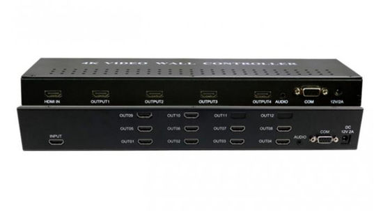 4k*2k 60Hz 3x3 HDMI видеостенный процессор с источниками сигнала VGA HDMI