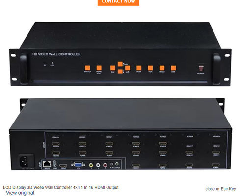 Мощный HDMI видеостенный контроллер для операций в диспетчерской
