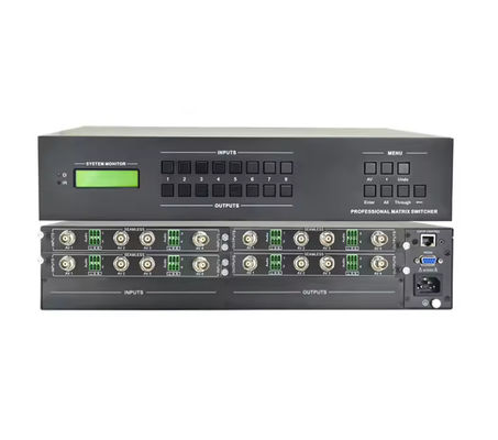 OEM ODM видео матричный коммутатор для разрешения выхода до 4Kx2k 60Hz