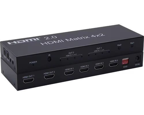 6x4 4k HDMI матричный переключатель расширитель 4x2 HDMI матричный переключатель