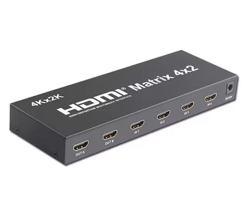 6x4 4k HDMI матричный переключатель расширитель 4x2 HDMI матричный переключатель