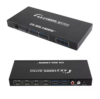 HDMI 4x4 HDMI1 4 матричный коммутатор 4x2 4k hdr HDMI hdcp 2.2 матричный коммутатор