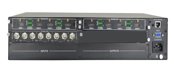 DVI Video Matrix Switcher с 4 входами и 4 выходами, управляемыми передней панелью