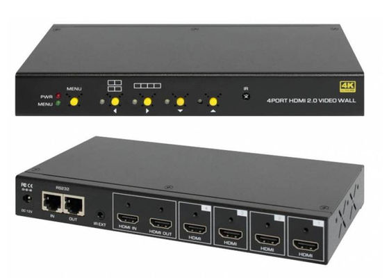 Многоэкранный HDMI видеостенный контроллер - поддержка гибкой планировки и конфигурации