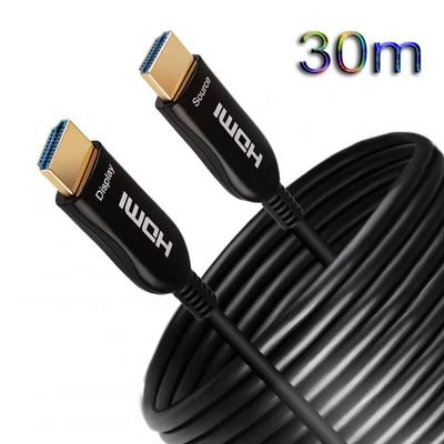 Дальний HDMI волоконно-оптический кабель Кристально четкая передача видео 4K/8K