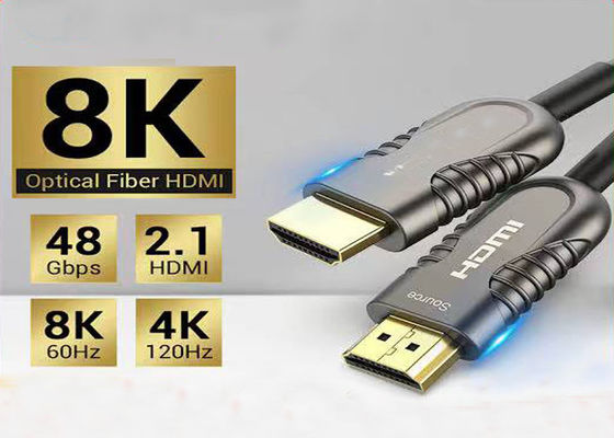 Высокоскоростной HDMI волоконно-оптический кабель для передачи 4K / 8K Ultra HD