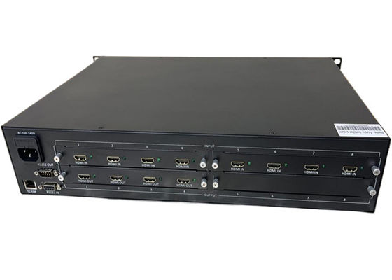 Раковина монтируемый видео матричный коммутатор с питанием AC 100-240V IR дистанционное управление