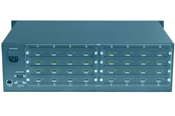 10.8 фунтов видео матричный коммутатор с 16x16 матричным типом и 16 выходами HDMI