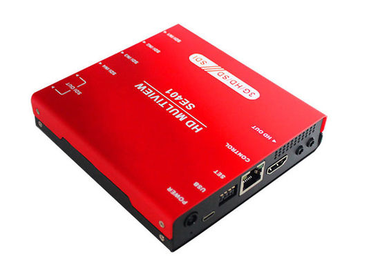 3G/HD/SD-SDI Quad Multiviewer и коммутатор с дисплеем аудиометра