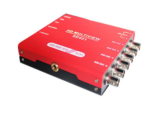 3G/HD/SD-SDI Quad Multiviewer и коммутатор с дисплеем аудиометра