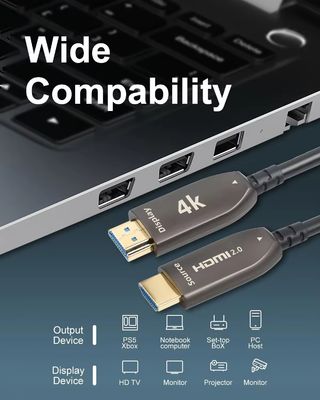 4K 60Hz HDMI волоконно-оптический кабель поддерживается 1080p / 3D / глубокий цвет