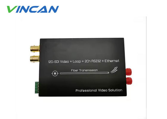 Профессиональный 12G SDI расширитель с 4K в режиме реального времени, аудио и данные по волоконному кабелю