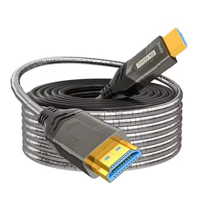 Высокопроизводительный 100-метровый HDMI волоконно-оптический кабель поддерживает разрешение 4K и беспотерийный сигнал