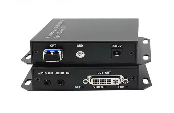 DVI оптоволоконный расширитель 20 км 1080p@60Hz передача DVI-D двойная ссылка