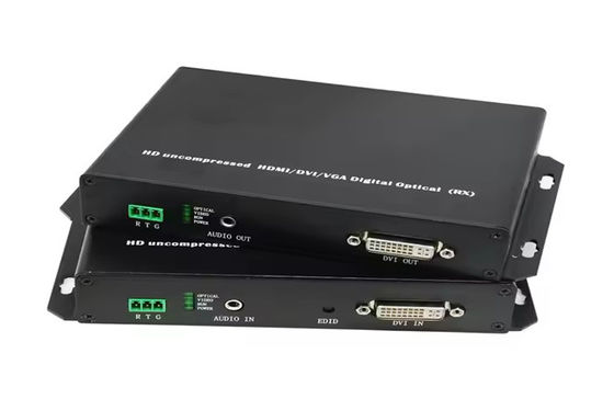 DVI оптоволоконный расширитель 20 км 1080p@60Hz передача DVI-D двойная ссылка