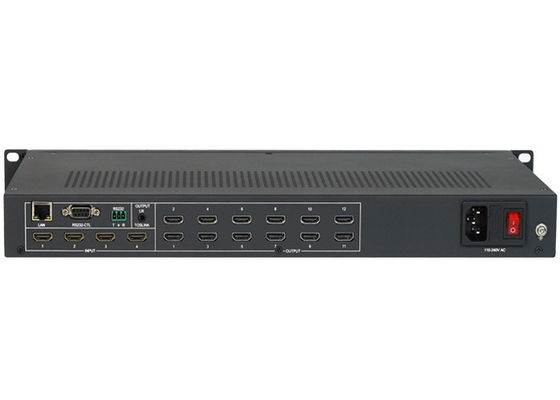 3x4 2x4 3x3 Hdmi 4k Quad Video Wall Processor с 4 входами и 12 выходами
