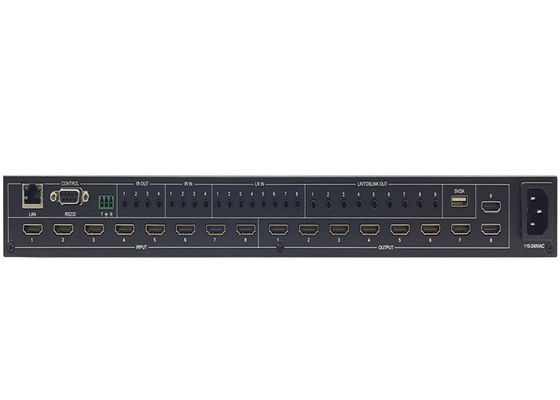 6x6 8k 8 x 8 Hdmi Matrix Switcher Hdmi Matrix 18 Gbps Беспроводное подключение