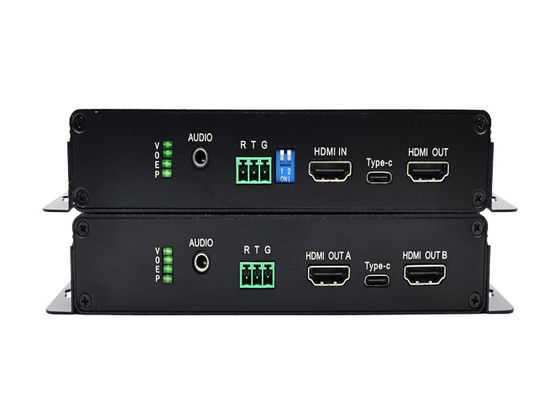 4K 60Hz HDMI оптический расширитель с встроенным аудио HDMI 4K расширитель по волоконному кабелю