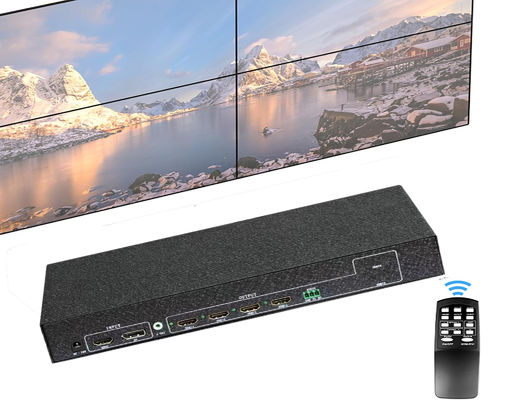 Контроллер видеостены 4K 30 Гц 2x2 LCD, процессор для сращивания нескольких мониторов