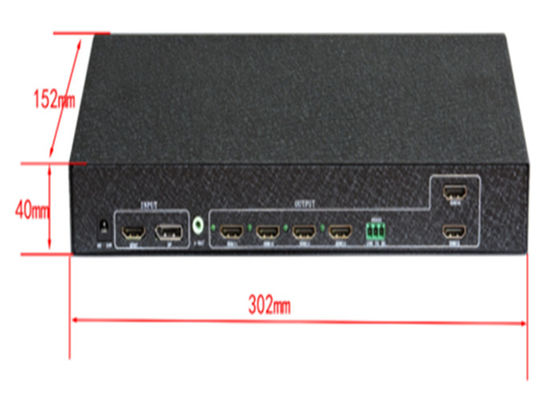 1х6 видеостенный контроллер HDMI Splitter.