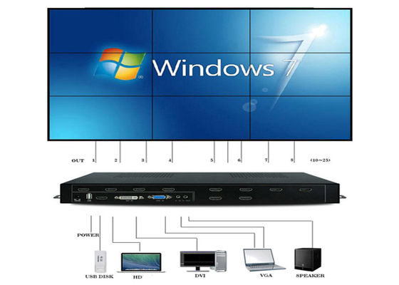 HDMI 1 в 9 из процессора 2x2 3X3 3x2 4x2 стены VGA 1080P видео-