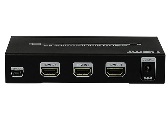 Тип порты ТИПУНА HDMI 2x1 MultiViewer DC 5V 1A женский вход-выхода