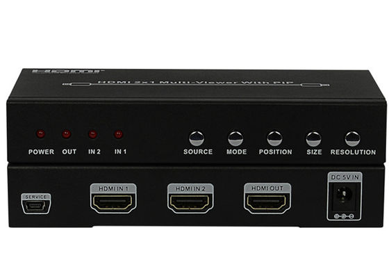 Тип порты ТИПУНА HDMI 2x1 MultiViewer DC 5V 1A женский вход-выхода