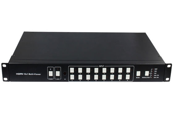Предохранение от ESD Switcher квадрацикла RS232 16x1 HDMI MultiViewer безшовное