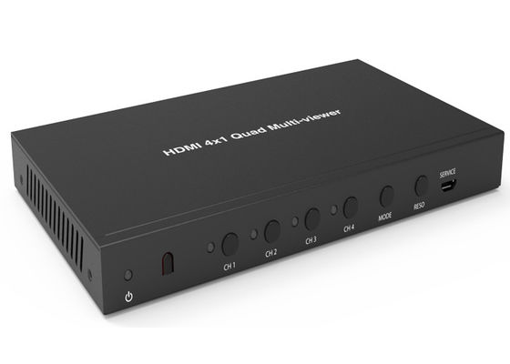 Разрешение квадрацикла 4x1 Multiviewer максимальное 1920×1080P 60Hz HDMI видео-