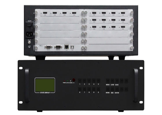 Выход входного сигнала 12 регулятора 2x2 4 стены HDMI 1080P 3.5U покрывая видео-