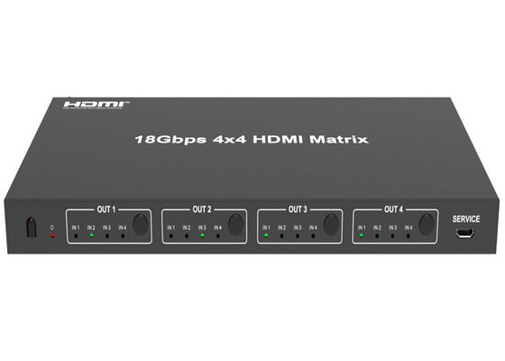 Микро- приемник инфракрасн Switcher матрицы HDMI USB 18Gbps 4x4