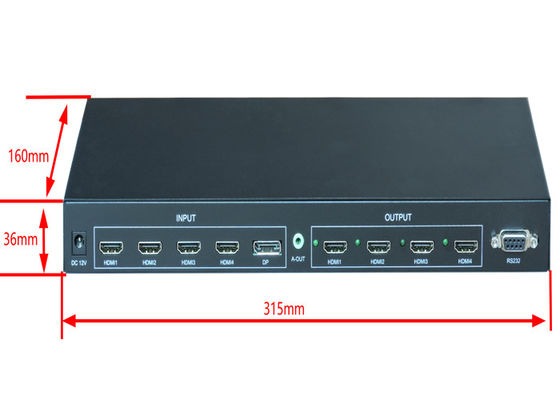 Switcher матрицы 4x4 HDMI