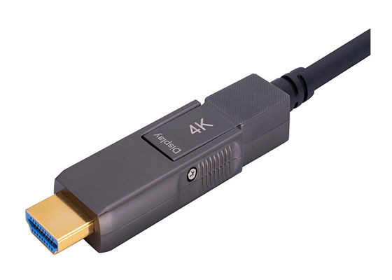 Armored конструкция нержавеющей стали оптического кабеля 200CU HDMI 2,0