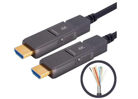 Armored активный тип кабеля d оптического волокна 200CU 4k HDMI для того чтобы напечатать d