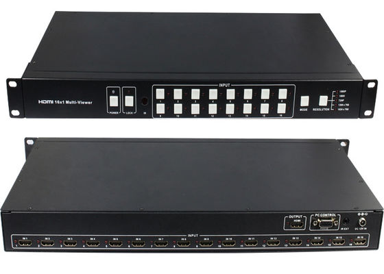 16 входной сигнал 1 вывел наружу 16 портов HDMI Multiviewer с безшовным Switcher